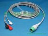 PANSWMED ECG-10105 compatible ECG cable for Infinium Omni Express Omni 3 Cleo SPO2 Probe