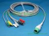 PANSWMED ECG-10105 compatible ECG cable for Infinium Omni Express Omni 3 Cleo SPO2 Probe
