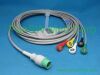 PANSWMED ECG-10105 compatible ECG cable for Infinium Omni Express Omni 3 Cleo SPO2 Probe
