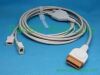PANSWMED PTP-10011H compatible GE Medical dual heads temperature adapter cable SPO2 Probe