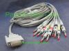 PANSWMED EKG-10070 compatible Comen CM1200 CM1200B ecg cable SPO2 Probe