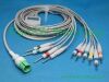 PANSWMED EKG-10063 compatible CU medical ECG cable ten leads SPO2 Probe