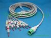 PANSWMED EKG-10063 compatible CU medical ECG cable ten leads SPO2 Probe
