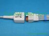 PANSWMED XDX-10060 compatible GE VIVID ECG trunk cable SPO2 Probe