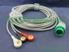 PANSWMED ECG-10100 compatible Aquarius ECG cable SPO2 Probe