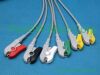 PANSWMED ECG-10088 compatible Philips ECG cable 6 leads SPO2 Probe