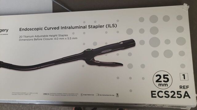 ETHICON ENDO-SURGERY ECS25A Endoscopic Curved Intraluminal Stapler ILS Endo-Surgery (X)