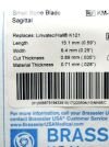 BRASSELER USA KM-21K , KM-21 Small Bone Blade Sagittal - Replaces Linvatec / Hall K121 (#D1) Expired