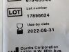 CORDIS Vistabrite Tip 6F 670-055-00 Exp.2022-08  (Z3) 670-055-00 Vistabrite Tip 6F