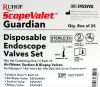 RUHOF Olympus 345SVVO ScopeValet Guardian Disposable Endoscope Valve Set BOX of 25 Sets (Expired)