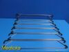 UNBRANDED OR Room (Operating Room) Sterilization Room Rack Hangers, Pack of SIX