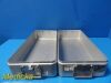 2 x Wagner Steriset W/ Thermoloc Sterilization Container Base ONLY