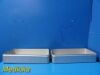2 x Wagner Steriset W/ Thermoloc Sterilization Container Base ONLY