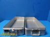 2 x Wagner Steriset W/ Thermoloc Sterilization Container Base ONLY