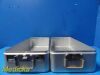 Lot of 2 Wagner Steriset With Thermoloc Sterilization Container Base ONLY