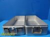 Lot of 2 Wagner Steriset With Thermoloc Sterilization Container Base ONLY