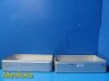 Lot of 2 Wagner Steriset With Thermoloc Sterilization Container Base ONLY