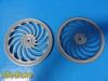 AESCULAP 2X  JN-741 Three Quarter Size Containers Bottom ONLY W/ Plates
