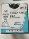 ETHICON 1732G PERMA-HAND* SILK 6-0