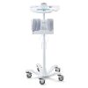 WELCH ALLYN 4800-60 Cable Management Mobile Stand with Storage Bin  Monitor Stand