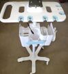 WELCH ALLYN 4800-60 Cable Management Mobile Stand with Storage Bin  Monitor Stand