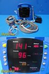 GE Dinamap Procare 400 Auscultatory ,W/ Patient Leads,Power Adapter~ Monitor