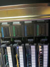 ALLEN-BRADLEY AB 1771-A3B1/B 12 Slot I/O Chassis w/9 Modules & PLC-5/40 .