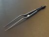 CODMAN 80-1554 MALIS Titanium Bayonet Bipolar Forceps, ANG Up, 8.75