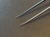 CODMAN 80-1554 MALIS Titanium Bayonet Bipolar Forceps, ANG Up, 8.75