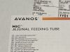 AVANOS Mic JeJunal Feeding Tube 0200-14 Exp.2022-04  (A2) 0200-14 Mic JeJunal Feeding Tube