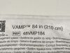EDWARD LIFE SCIENCE Vamp 84in 48VMP184  Exp.2023-10  (K4)  48VMP184 Vamp 84in
