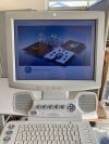 GE LOGIQ A5 Ultrasound Machine w/ E8C & 4C Probes and SONY UP-D897 Printer .