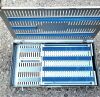 STORZ E7414 10.5 x 20 x 2.5 inch Aluminum Microsurgical Ophthalmic Instrument Tray
