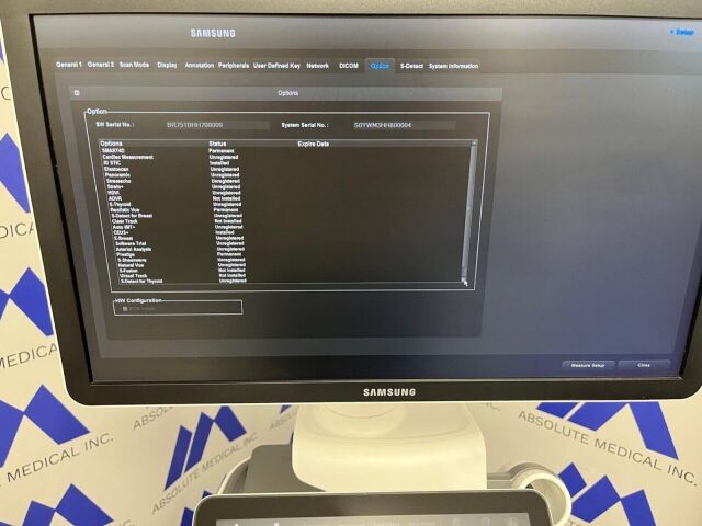 SAMSUNG Prestige RS80A Ultrasound Machine