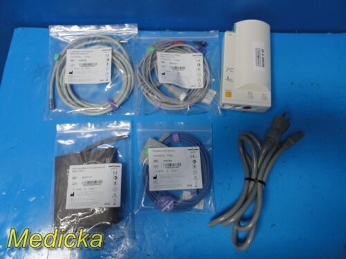 PHILIPS M3046A M3,W/ M3001A MMS Module & New Patient Leads ~ Monitor