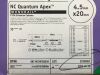 BOSTON SCIENTIFIC 391242045 NC Quantum Apex Monorail PTCA Dilatation Catheter 4.5mmx20mm (x)