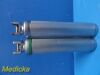 HEINE Standard Fiberoptic Laryngoscope Handles (LED/Non-LED) W/ Inserts