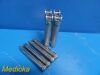 HEINE F-000.22.804 F.O Slim Handles W/ Battery Inserts (NEEDS NEW LAMPS)