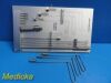 ANSPACH 65K Extractor III Orthopedic Instruments Tray Ref EX3K15