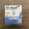 ETHICON 8699G Prolene Polypropylene Blue Monofilament Non-Absorbable Suture 4-0, 18in(12/Box)(X)