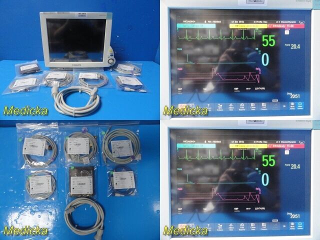 PHILIPS Intellivue MP70 ,W/ M3001A MMS Module,Printer,Lead~Neonatal Monitor