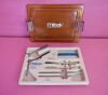 MITEK Surgical Drill Guide Set w/ Bits & Insterters 215093 Surgical 2.1mm   2.9mm Drill Guide Set w/ 4 Bits, Inserter   Case