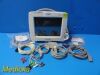 PHILIPS 2011  86135 Intellivue MP30 , W/ MMS Module & Patient Leads ~ Monitor