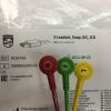 PHILIPS M1674A 989803145121  ECG Lead Set 3 Leadset Snap IEC ICU M1674A 989803145121 Bedside Monitor