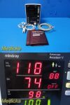 DATASCOPE Mindray  Accutorr V, W/ NBP & SpO2 Leads, MASIMO ~  Patient Monitor