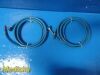 UNBRANDED Nitrous Oxide (N2O) Conductive Hose, Blue, 12-ft,Medical Fitting