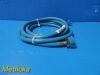 UNBRANDED Nitrous Oxide (N2O) Medical Hose, Blue, 11-ft, W/ Fittings, Ohio,Unbranded