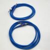PILLING Lot of Two Blue Fiber Optic Cable (P358PR), Rotating Instrument End, 3.5mm Bundle