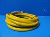 UNBRANDED Medical Air (MedAir) Conductive Hose , Yellow, 16-ft W/ Fittings