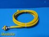 Accuflex 109 Conductive Hose W/ Fittings, Medical Air, Yellow, 10 Feet